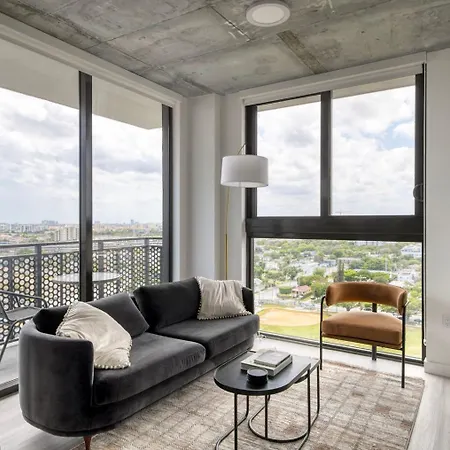 Ferienwohnung Blueground Wynwood Gym Roof Pool Nr Midtown Mia-101
